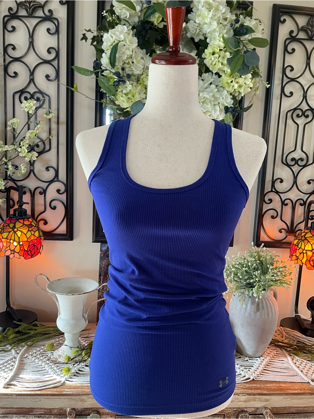 #Under Armour Heatgear Ribbed Tank